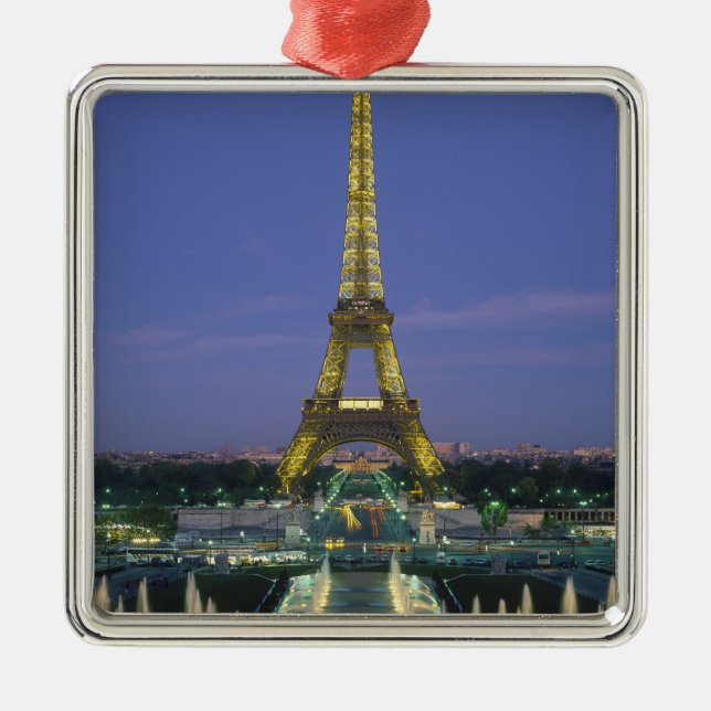 Ornamento De Metal Torre Eiffel, Paris, França 2 (Frente)