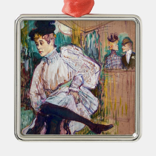 Ornamento De Metal Toulouse-Lautrec - Jane Avril Dancing (Frente)