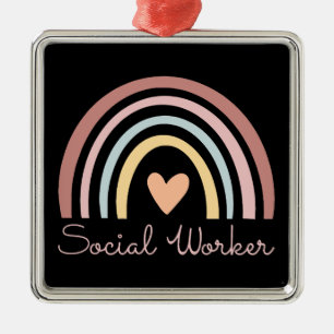 Ornamento De Metal Trabalhador Social II