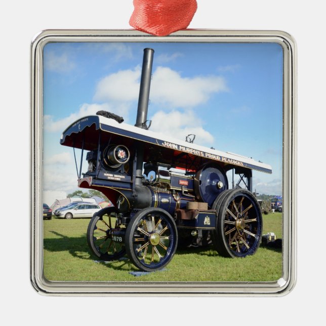 Ornamento De Metal Traction Engine Renown (Frente)