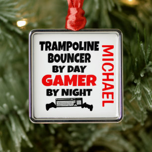 Ornamento De Metal Trampoline Bouncer Adora Jogar Videos games