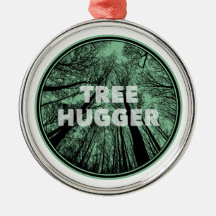 Ornamento De Metal Tree Hugger Green