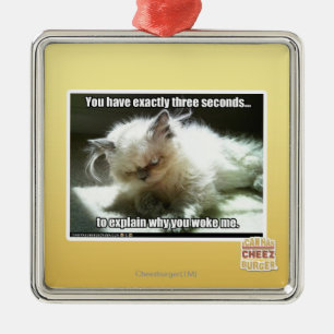 Ornamento De Metal Três segundos