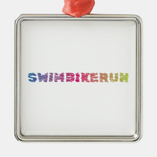 Ornamento De Metal Triathlon Legal Design
