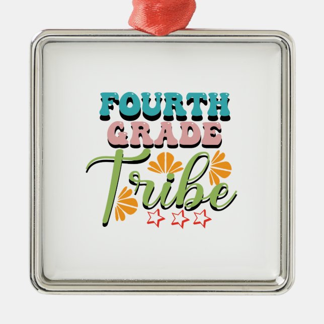 Ornamento De Metal Tribo do quarto grau (Frente)