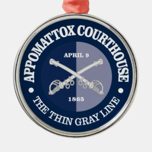 Ornamento De Metal Tribunal de Appomattoc (B&G)