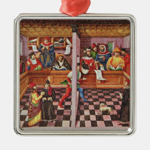 Ornamento De Metal Tribunal dos cientistas