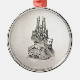 Ornamento De Metal "Tributo a Gaudi "