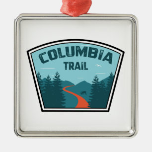 Ornamento De Metal Trilha Columbia Nova Jersey