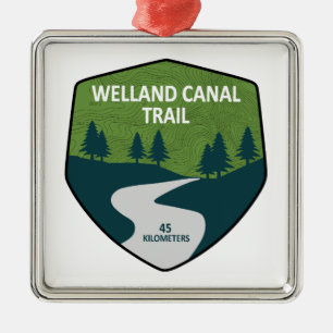 Ornamento De Metal Trilha do Canal de Welland Ontário Canadá