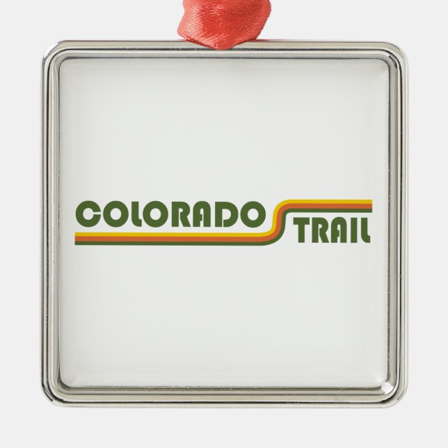 Ornamento De Metal Trilha do Colorado (Frente)