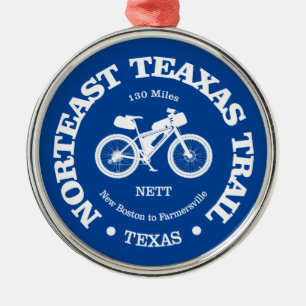 Ornamento De Metal Trilha do Nordeste do Texas (ciclismo)