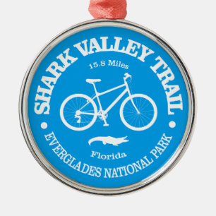Ornamento De Metal Trilha do Vale do Tubarão (ciclismo)