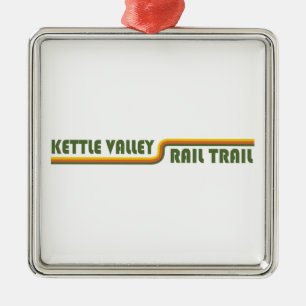 Ornamento De Metal Trilha ferroviária Kettle Valley na Colômbia Britâ