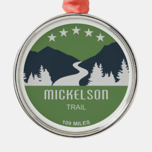 Ornamento De Metal Trilha Mickelson