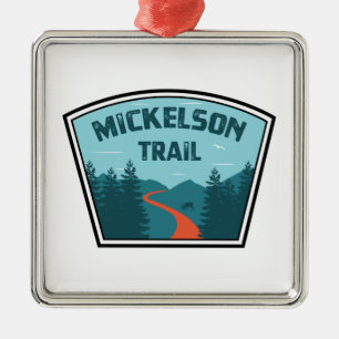 Ornamento De Metal Trilha Mickelson
