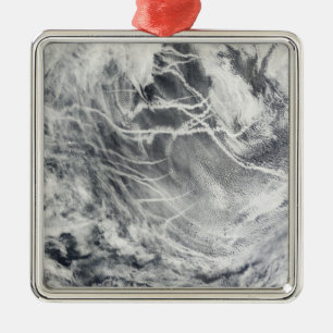 Ornamento De Metal Trilhas do navio no Oceano Pacífico