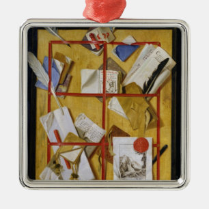 Ornamento De Metal Trompe - l ' oeil