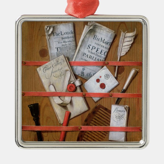 Ornamento De Metal Trompe - l ' oeil, 1702 (Frente)