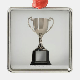 Ornamento De Metal Trophys de prata