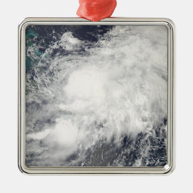 Ornamento De Metal Tropical Storm Hanna (Frente)