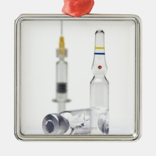 Ornamento De Metal Tubos de ensaio que contêm a medicina para