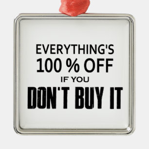 Ornamento De Metal Tudo está 100% fora se você não Comprar