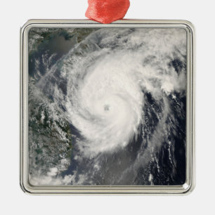 Ornamento De Metal Tufão Neoguri se aproximando da China 2