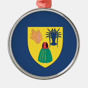 Ornamento De Metal Turcos e Caicos