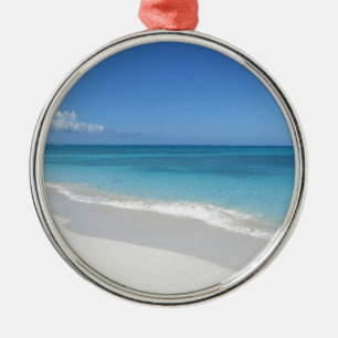 Ornamento De Metal Turcos e praia ideal de Caicos