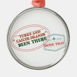 Ornamento De Metal Turks and Caicos Islands feito lá isso