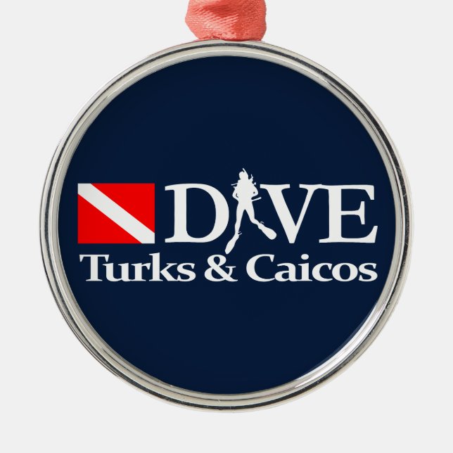 Ornamento De Metal Turks e Caicos DV4 (Frente)
