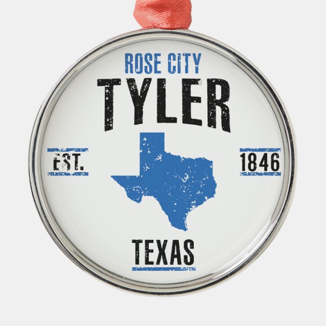 Ornamento De Metal Tyler (Frente)