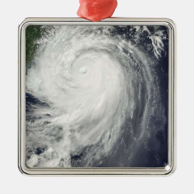 Ornamento De Metal Typhoon Jangmi (Frente)
