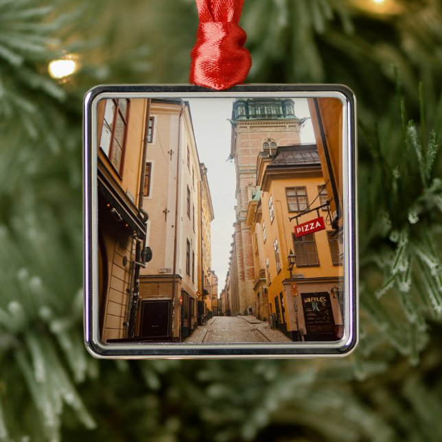 Ornamento De Metal Tyska Brinken, Gamla Stan, Old Town, Stockholm (Árvore)