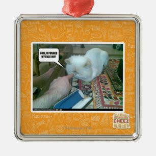 Ornamento De Metal U empurrou minha cara para dentro!