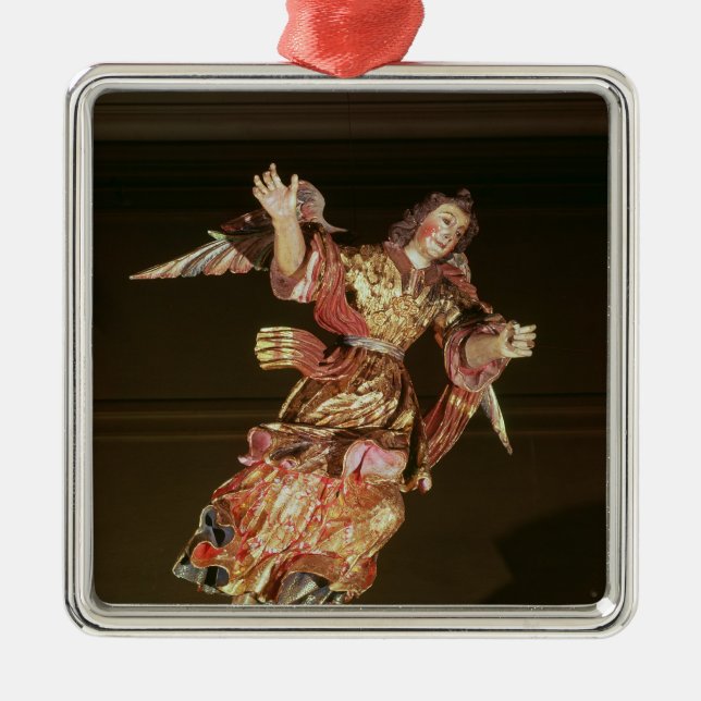 Ornamento De Metal Um anjo acima do altarpiece (Frente)