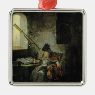 Ornamento De Metal Um astrónomo