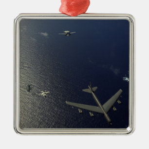 Ornamento De Metal Um avião 2 da força aérea de E.U.B-52
