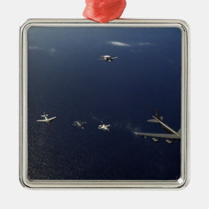 Ornamento De Metal Um avião 3 da força aérea de E.U.B-52