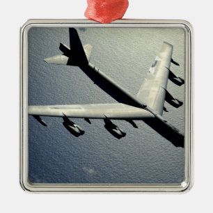 Ornamento De Metal Um B-52 Stratofortress em vôo