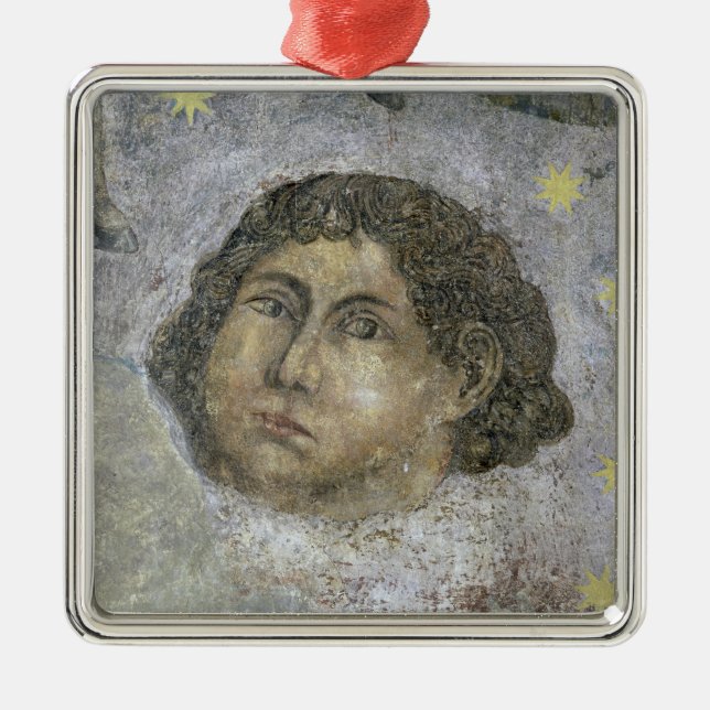 Ornamento De Metal Um dos quatro ventos, detalhe do (Frente)