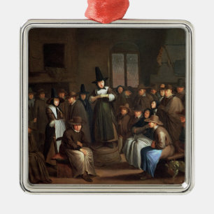 Ornamento De Metal Um encontro dos quacres