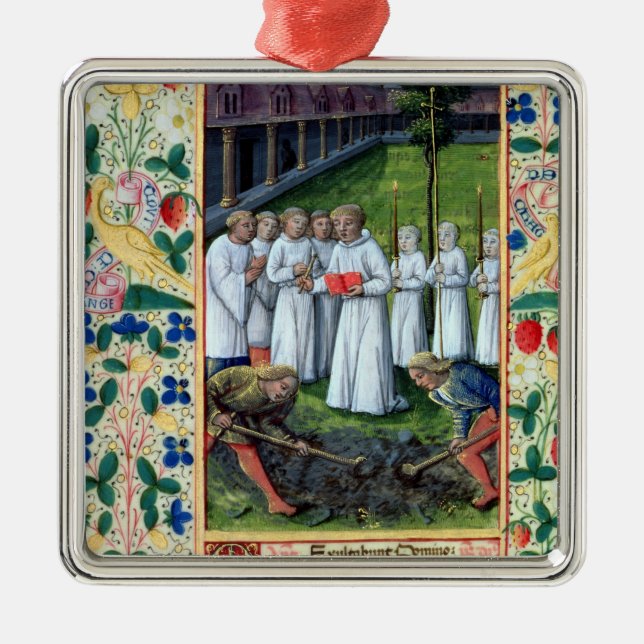 Ornamento De Metal Um enterro (Frente)