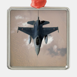 Ornamento De Metal Um F-16 de Emirati