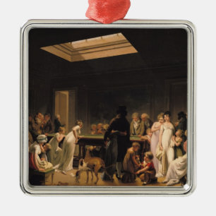 Ornamento De Metal Um jogo dos bilhar, 1807