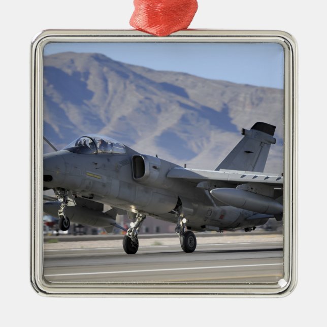 Ornamento De Metal Um lutador da Força Aérea italiana AMX (Frente)