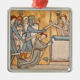Ornamento De Metal Um Martírio Precoce de São Tomás Becket na Arte