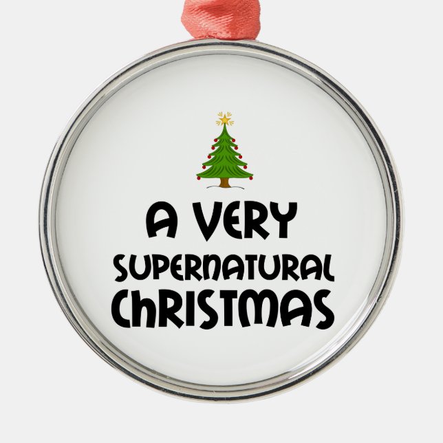 ORNAMENTO DE METAL UM NATAL MUITO SUPERNATURAL (Frente)