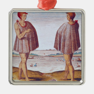 Ornamento De Metal Um padre de Secoton em Virgínia